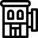 Ubernachtung Mit Fruhstuck Unterkunft Reisen Symbol