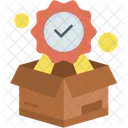 Uberprufung Produkt Paket Symbol