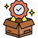 Uberprufung Produkt Paket Symbol