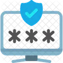 Verifizierung Authentifizierung Bestatigung Symbol