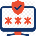 Verifizierung Authentifizierung Bestatigung Symbol
