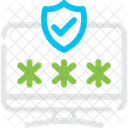 Verifizierung Authentifizierung Bestatigung Symbol