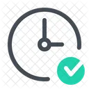 Uberprufen Zeit Alarm Symbol