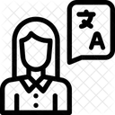 Übersetzerin  Symbol