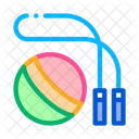 Springseil Ball Symbol