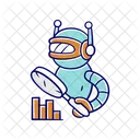 Uberwachung Bot Roboter Icon