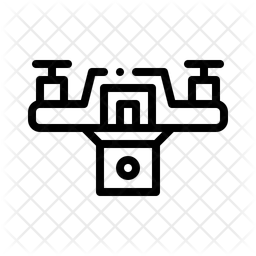 Überwachungsdrohne  Symbol