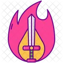 Ubermachtig Kampfspiel Krieg Symbol