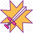Ubermachtig Kampfspiel Krieg Symbol