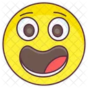 Uberwaltigter Emoji Uberwaltigter Ausdruck Emotag Symbol