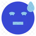 Uberwaltigter Schweiss Symbol