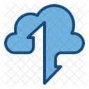 Ubertragung Datenubertragung Cloud Ubertragung Symbol