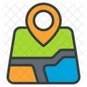 Ruta Gps Puntero Icon