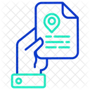 Puntero De Mapa De Ubicacion Ubicacion De Archivos Ubicacion De Documentos Icono