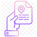 Puntero De Mapa De Ubicacion Ubicacion De Archivos Ubicacion De Documentos Icono