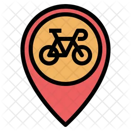 Ubicación de la bicicleta  Icono