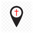 Ubicacion Cementerio Pin Icono