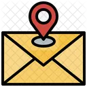 Ubicación de correo  Icono