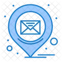 Ubicación de correo  Icono