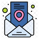 Ubicación de correo  Icono