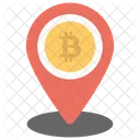 Ubicación de bitcoins  Icono