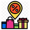 Ubicación de descuento  Icono