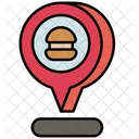 Ubicación de la hamburguesa  Icono