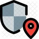 Ubicación de seguridad  Icono