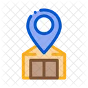 Hogar Geolocalizacion Almacen Icono
