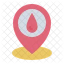 Ubicacion Donante De Sangre Donacion Icono