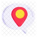 Ubicación del chat  Icono