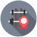 Gimnasio Fitness Ejercicio Icono