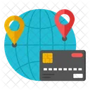 Ubicacion Global GPS Global Mapa Global Icono