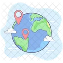 Ubicacion Global Ubicacion Mapa Icono