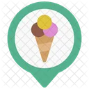 Ubicación del helado  Icono