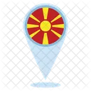 Ubicación macedonia  Icono