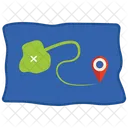 Ubicacion Mapa De Ruta Mapa Ruta Icono