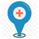 Hospital Mapa Ruta Icono