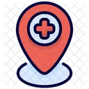 Ubicacion Medico Pin Icono