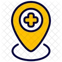 Ubicacion Medico Pin Icono