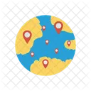 Ubicación mundial  Icono