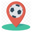 Pin Ubicacion Futbol Icono