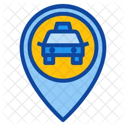 Ubicación del taxi  Icono