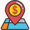 Banca Posizione Mappa Icon