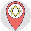 Servizio Posizione Mappa Icon