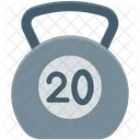 Ubung Fitness Kettlebell Symbol