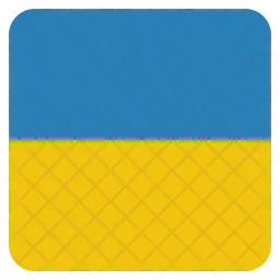 Ucrania Flag Icono