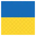 Ucrania Bandeira Ícone