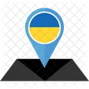 Ucrania Bandeira Icon