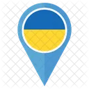 Ucrania Bandeira Icon